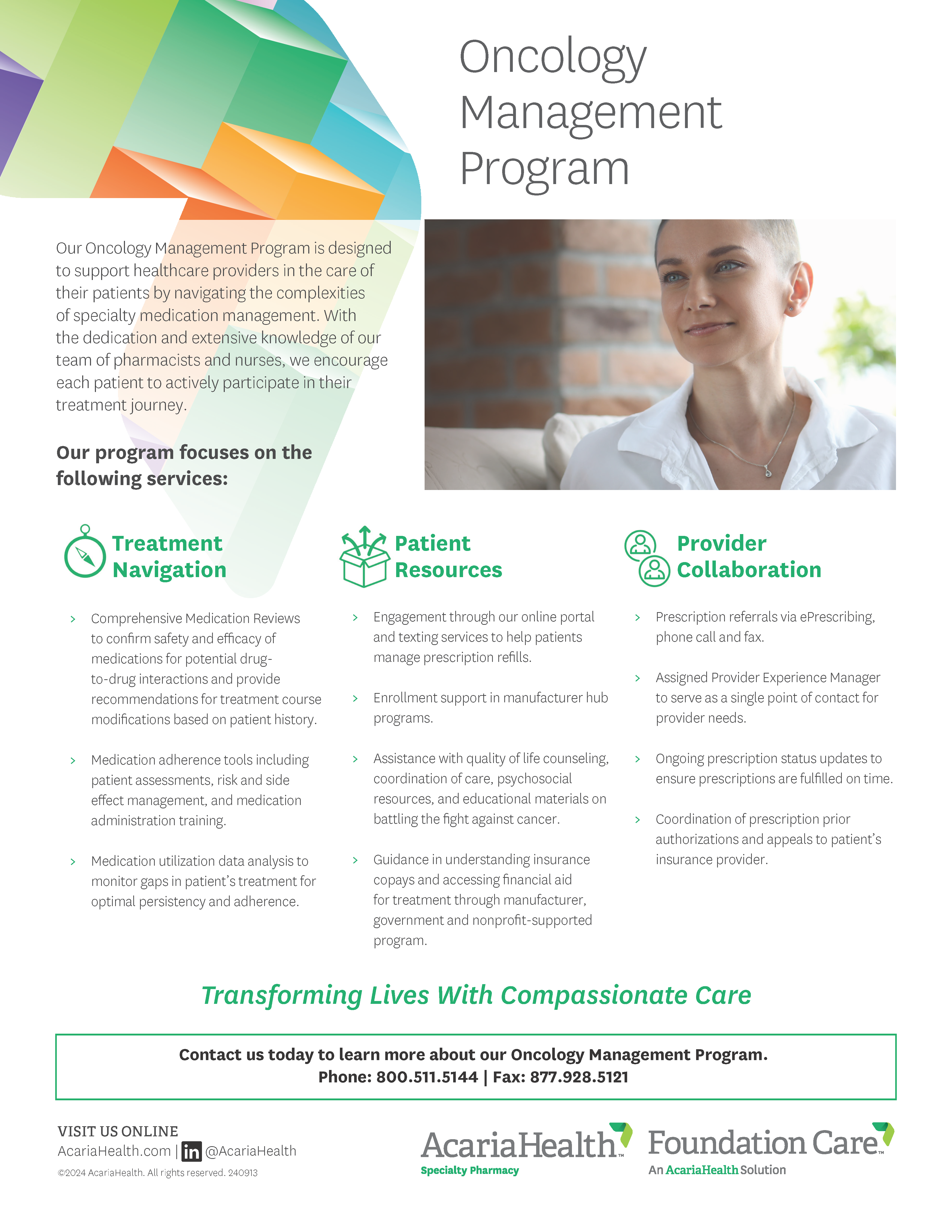 document example: Oncology Management Program